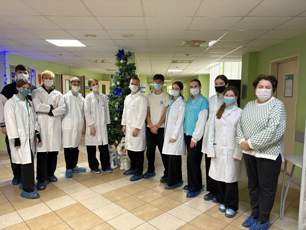 Обучающиеся медицинского класса посетили реабилитационное отделение Чернянской ЦРБ.