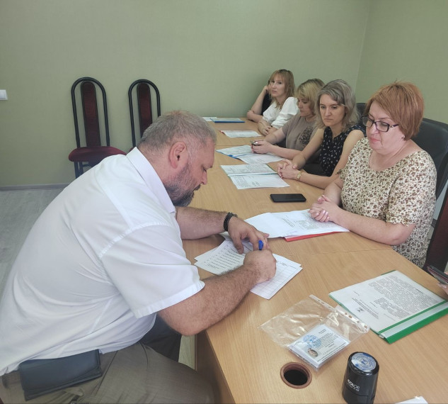 25 июля состоялось 64-е заседание Чернянского избиркома.